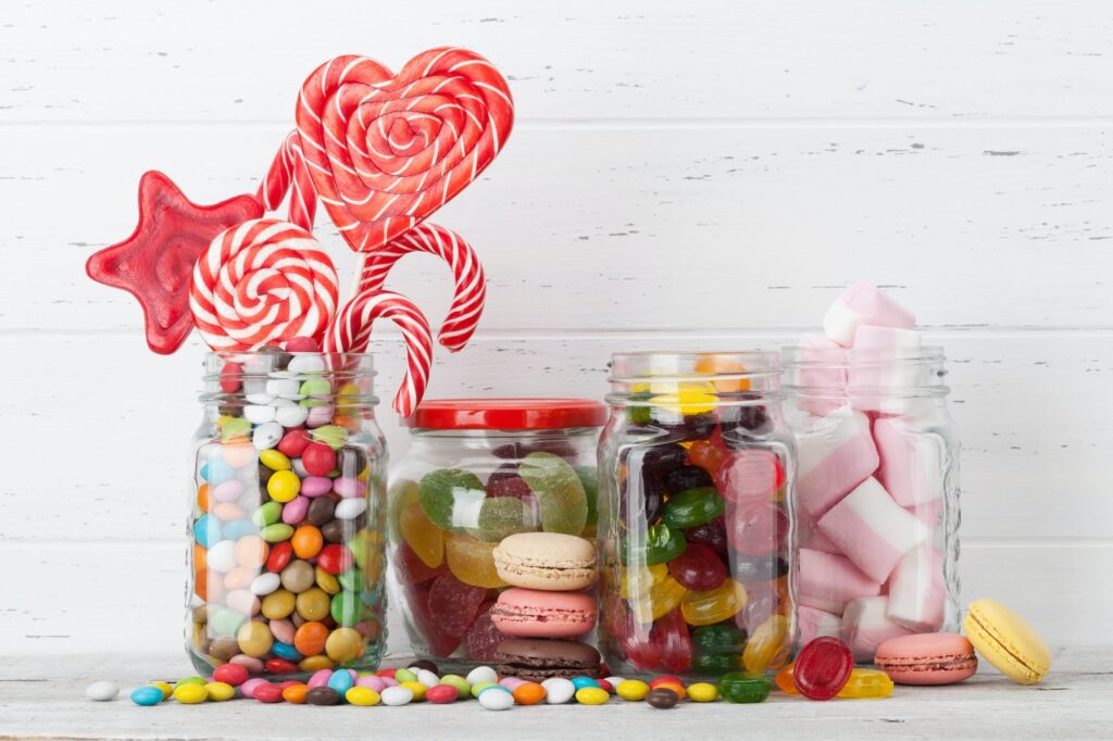 Colorful sweets