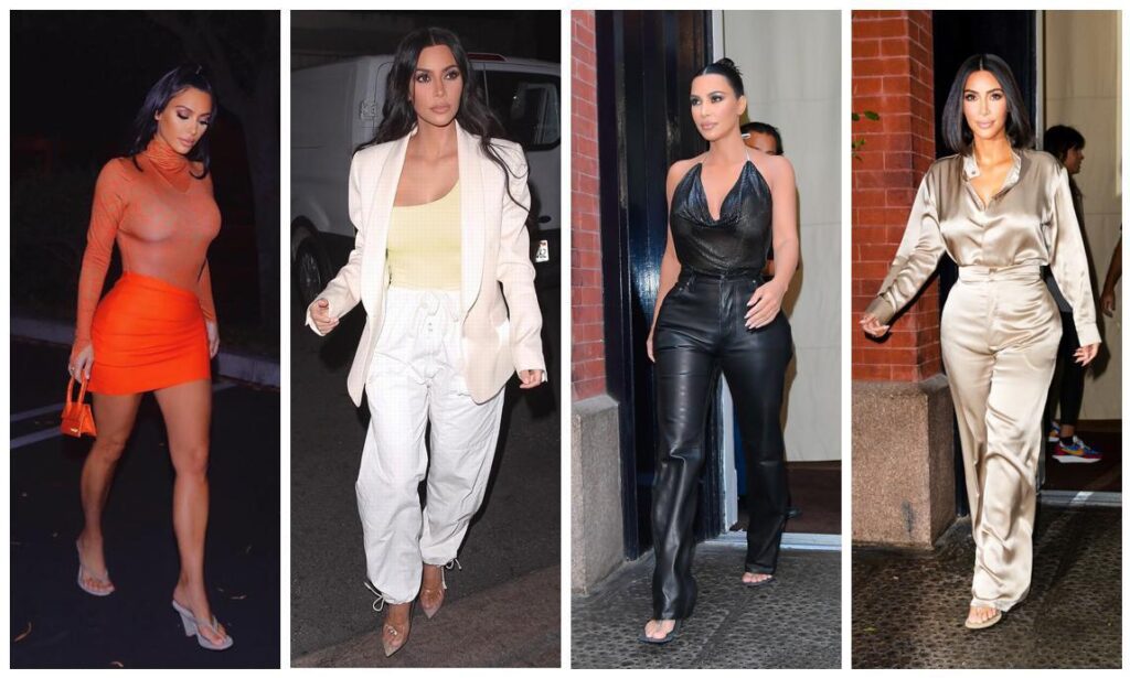 Kim Kardashian monochrome styles