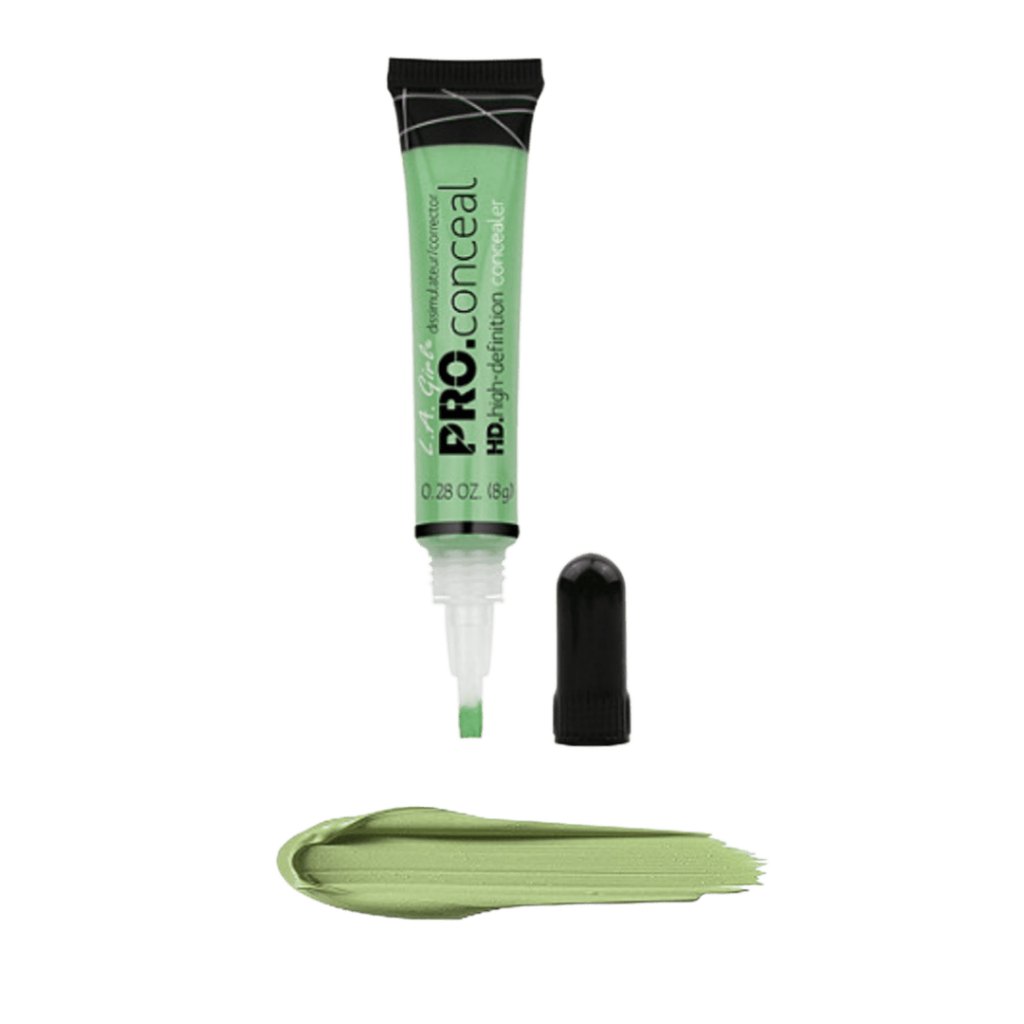 LA Girl HD Pro Conceal Color Corrector in Green Color Corrector: Neutralizes redness for medium to dark skin tones